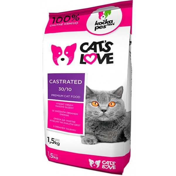 Cat´s love Castrated - 1,5Kg