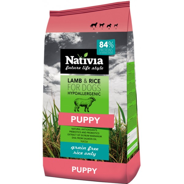 Nativia Puppy - Lamb&Rice 3 kg